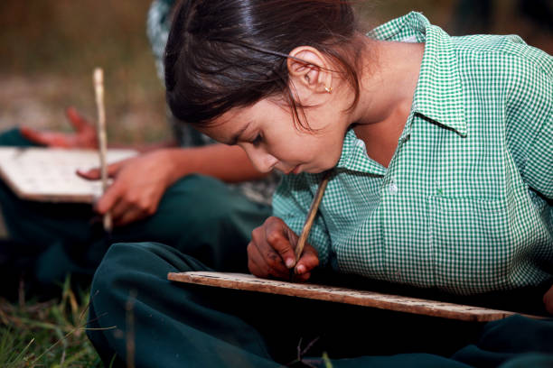 istock Group of children studying concept outdoor 687950962