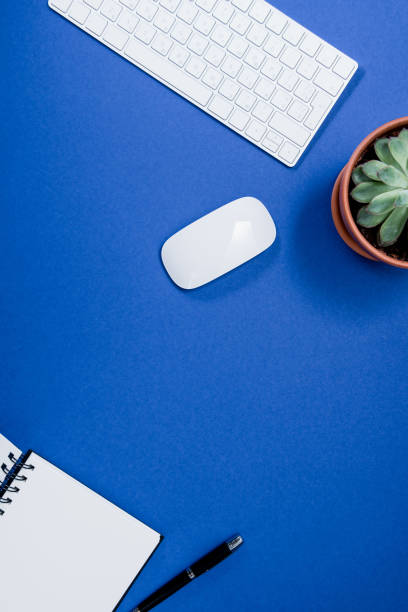 istock office supplies and succulent in flowerpot on table 687958138
