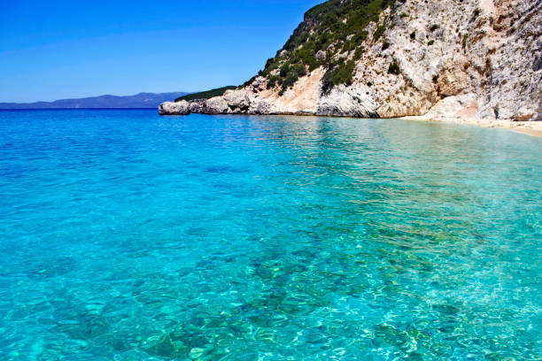 istock turquoise sea of Ithaca Greece 687958936