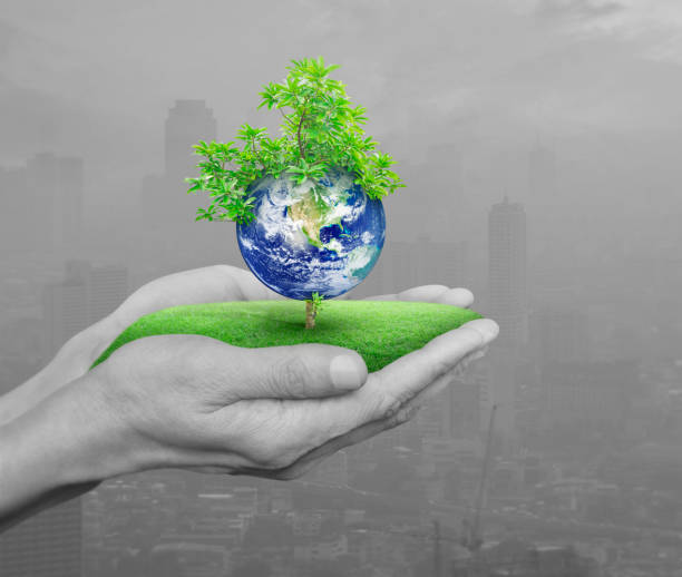 istock Save earth concept, Elements of this image furnished by NASA 687969342