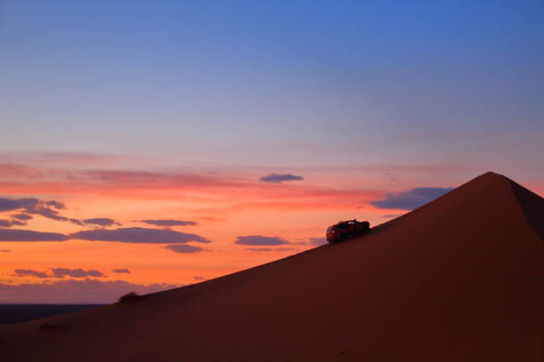 istock A car climing desert in morocco 687973142
