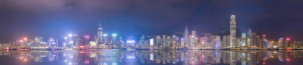 istock Hongkong Skyline Night View Panorama 687976814