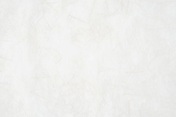 istock White mullberry paper textured background, detail close-up 687977092
