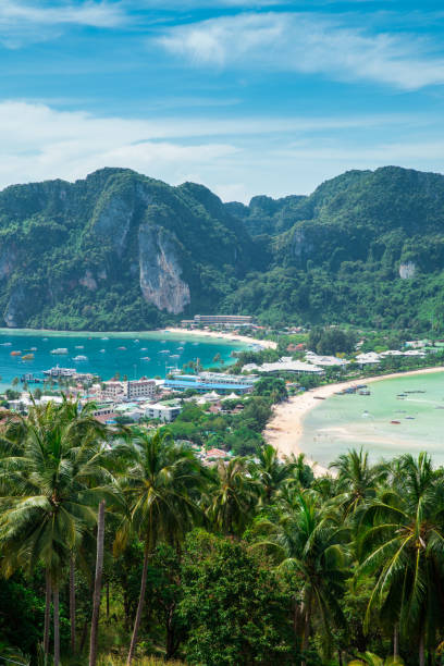 istock View point of Phi Phi Island at sunset time, Krabi, Thailand 687979502