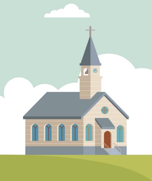 教会 - church steeple vector christianity点のイラスト素材／クリップアート素材／マンガ素材／アイコン素材