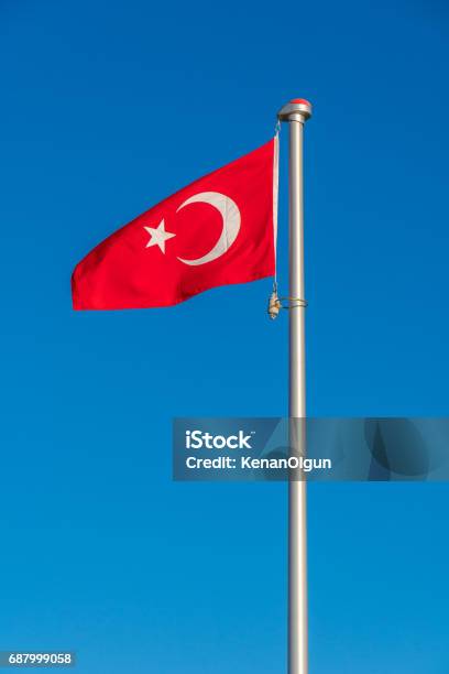 Turkish Flag Reverse Turkish Flag Stock Photo - Download Image Now - Asia, Backgrounds, Blue ...