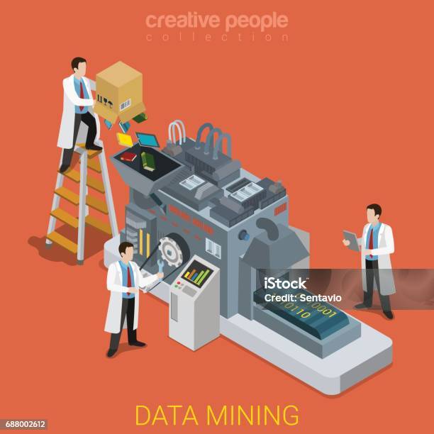 Data Mining Flat 3d Isometry Isometric Technology Concept Web Vector data-mining-flat-3d-isometry-isometric-technology-concept-web-vector