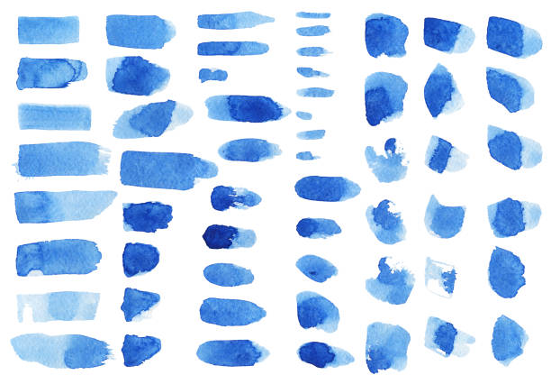 istock A set of watercolor brushes. 688005562