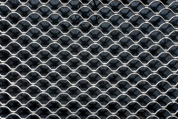 Grilled rolling shutters in shop closed