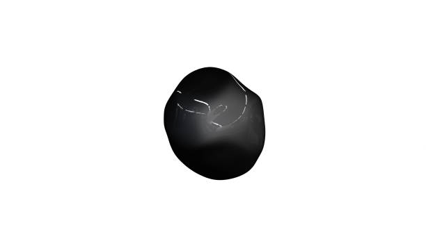 istock wavy colorful surface, metamorphose of amorphous sphere 688012554