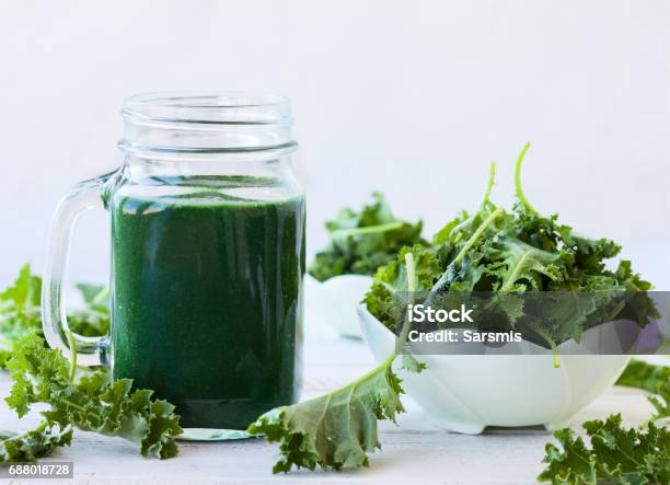 Drinks Stock Photo - Download Image Now - Kale, Smoothie, Antioxidant