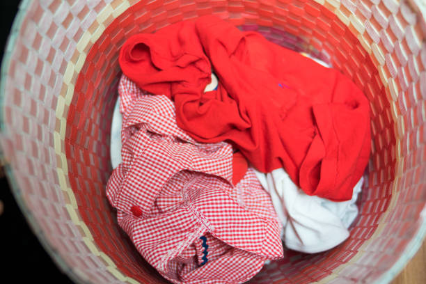 istock top view of clothes on basket 688019076