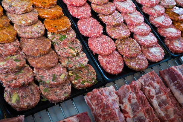istock counter with assort of hamburguesa 688034410