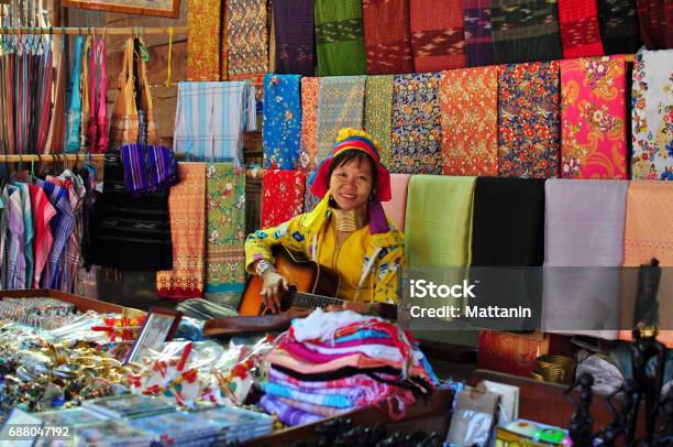 Karen People At Ban Huay Sua Thao In Mae Hong Son Thailand On December 22 2012 Stock Photo - Download Image Now