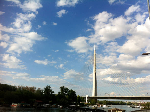 istock Ada Bridge in Belgrade, Serbia 688066964