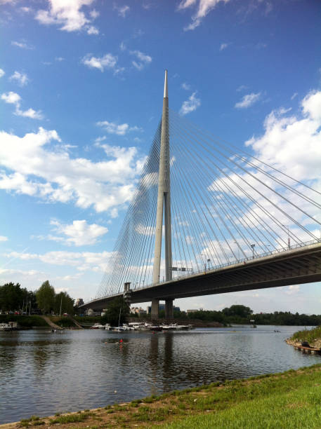 istock Ada Bridge in Belgrade, Serbia 688067120