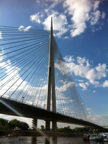 istock Ada Bridge in Belgrade, Serbia 688067920