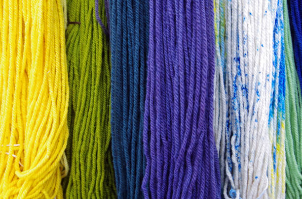 istock Merino wool colorful dyed textile 688086434