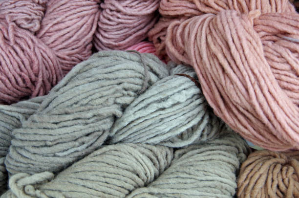 istock Merino wool colorful dyed textile 688086972