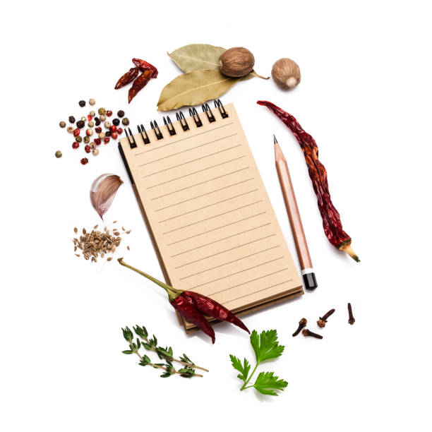 istock Blank cookbook and cooking ingredients 688089622