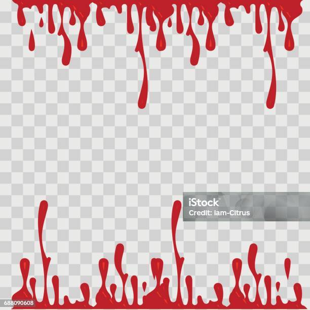 Paint Drop Abstract Illustration Stock Illustration - Download Image Now - Blood, Computer Graphic, Drop