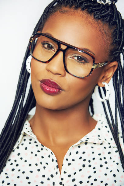 istock Pretty young African woman pouting at the camera 688093990