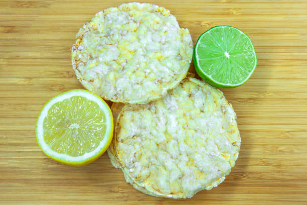 Rice cakes and citrus