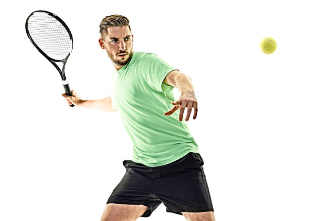 istock tennis player man isolated 688117338