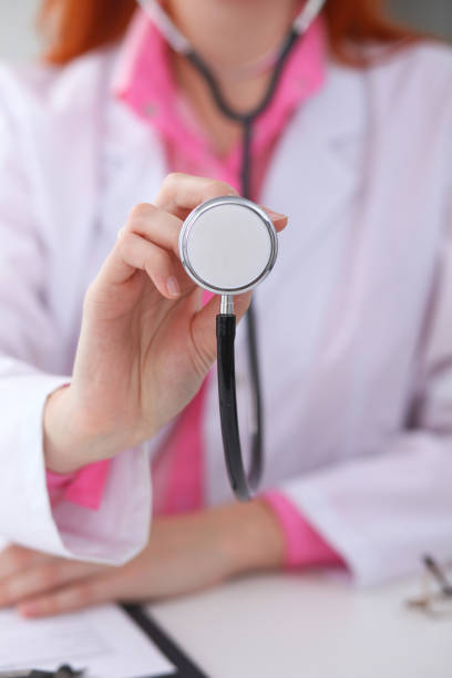 istock Doctor with a stethoscope in the hands 688117490