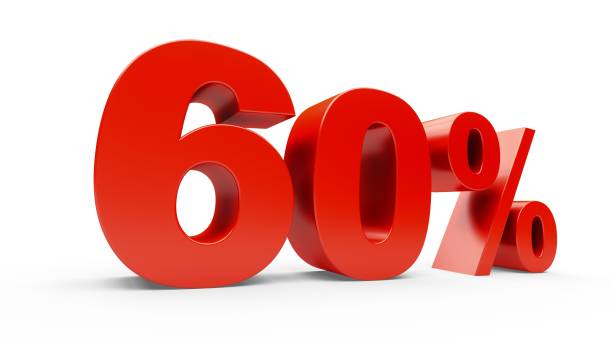 istock 3D rendering red discount 60 percent 688128618