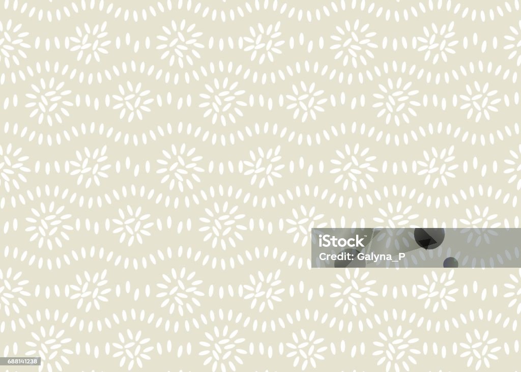 Simple Rice Pattern Concept Simple Rice Grain Pattern On Light Background Vector ...