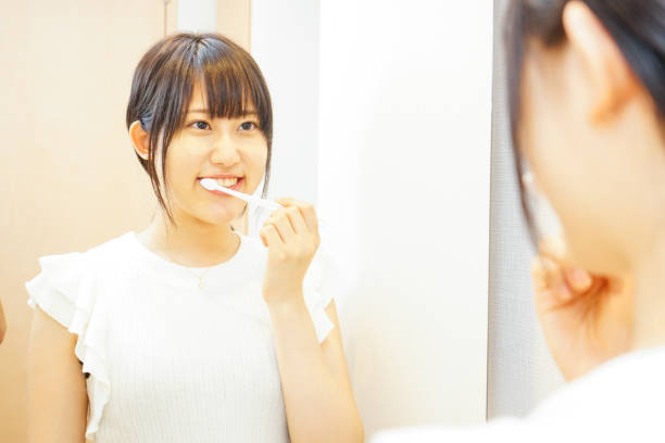 istock Women in front of the mirror 688143944