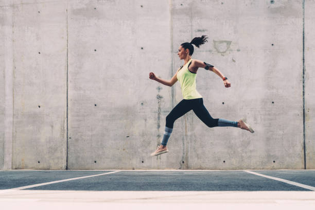 istock Sportswoman jogging 688144970