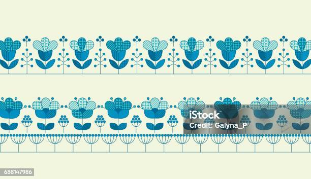Bunga Horizontal Vektor Bunga Horizontal Header Template Untuk Cetak Dan Desain Web ...