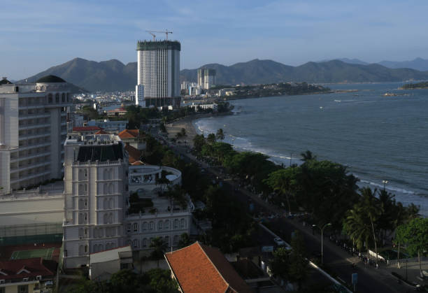 istock Late afternoon, beach town 688163198
