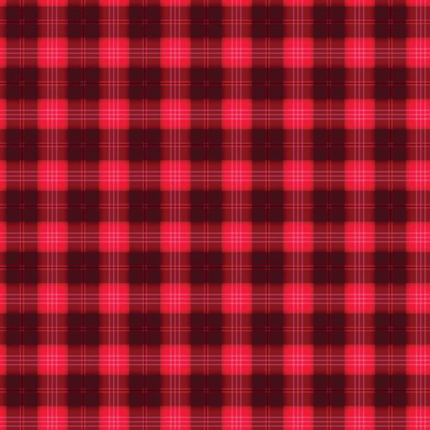 istock Fabric in red and black fiber seamless pattern tartan. EPS10 688173618