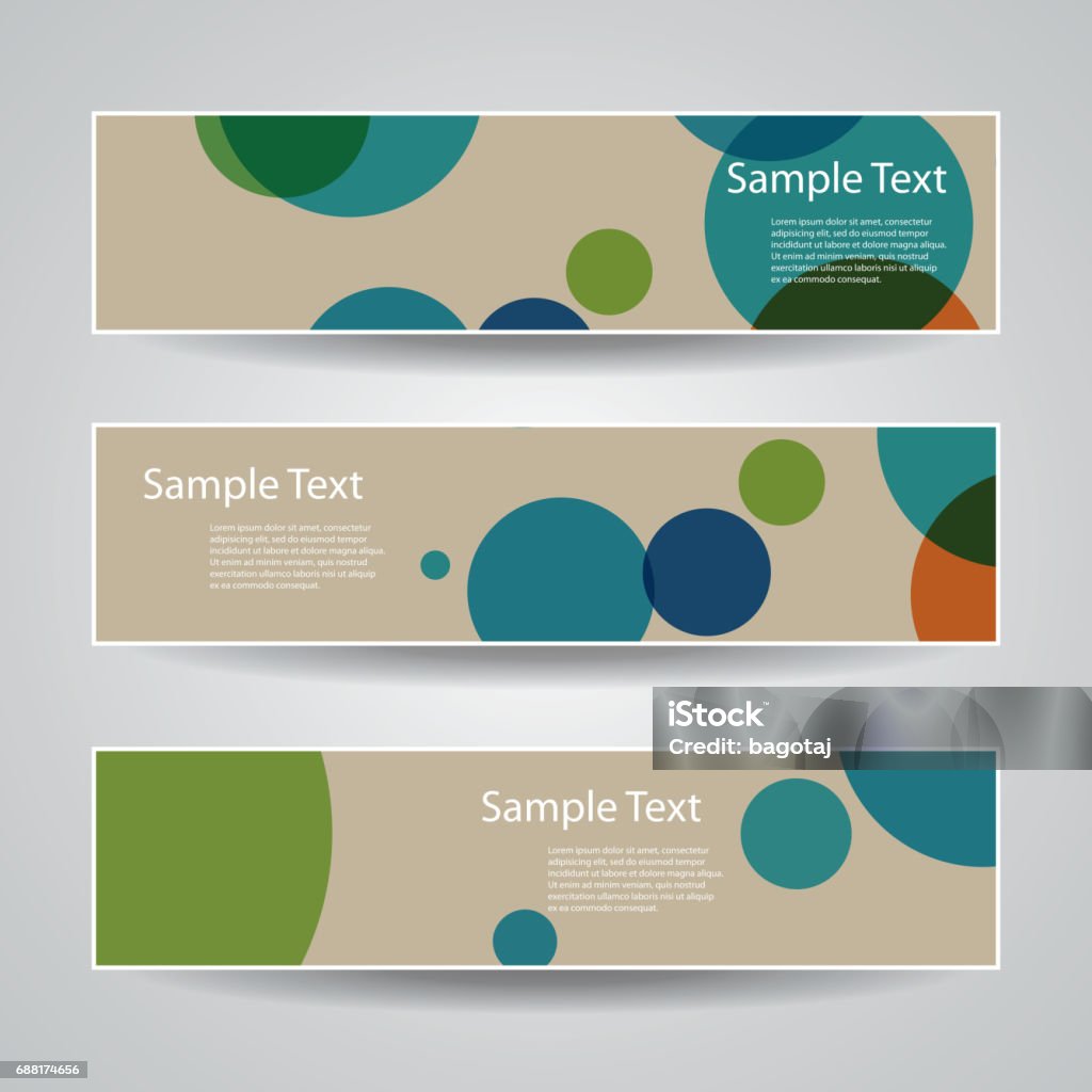 Web Design Elements Header Designs Stock Illustration - Download Image ...