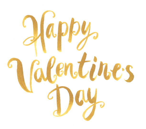 istock Hand sketched Valentines Day text as Valentines Day logotype, badge/icon. Valentines Day poster/card/invitation/banner. Romantic quote 688176838