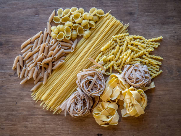 istock Various mix of dry pasta 688210342