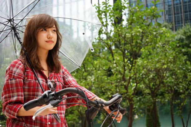 istock Woman on a bike 688211540