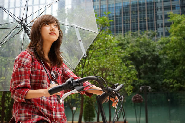 istock Woman on a bike 688211552