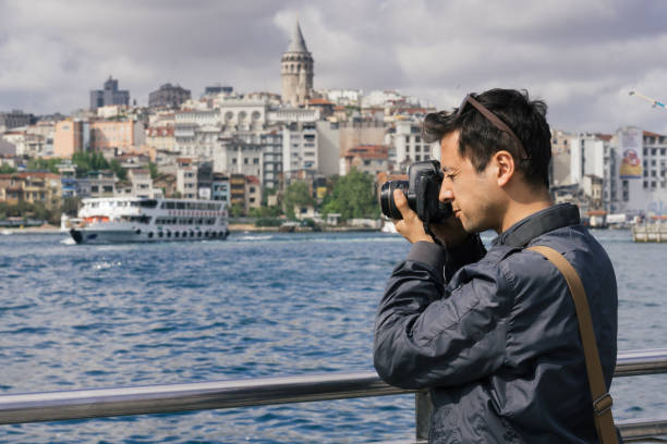 istock Photographer taking photos in Istanbul 688236854