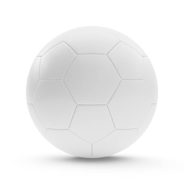 istock 3D rendering Isolated Soccer Ball with white background 688244254