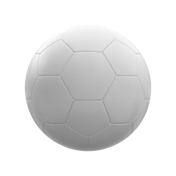 istock 3D rendering Isolated Soccer Ball with white background 688244362