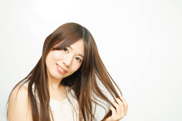 istock Woman touching her hair 688253008
