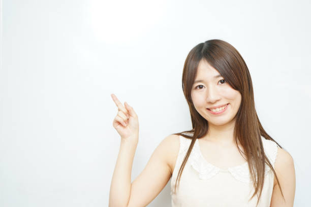 istock Women raised his index finger 688255176