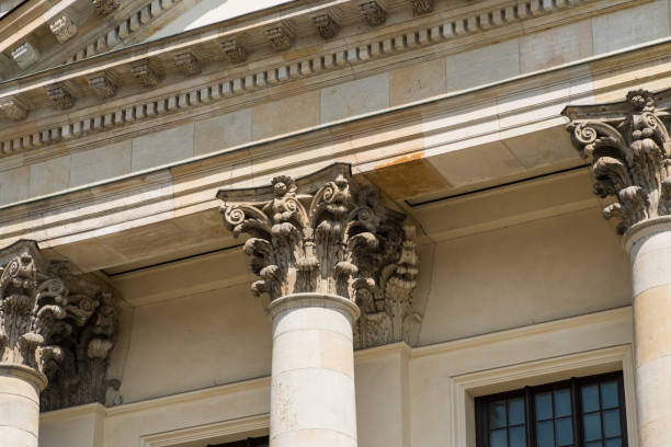 istock historic building detail ,column, pillar, capital 688256232