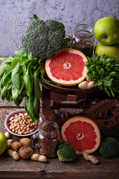 istock Vegetables, fruits, seeds  and nuts 688256502