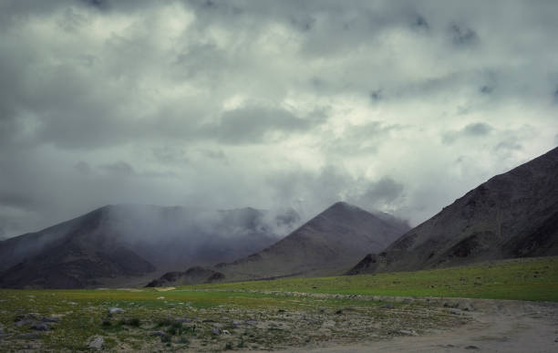 istock Foggy morning in Indian Himalaya 688260922