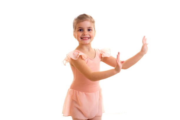 istock Little girl dancing 688264770
